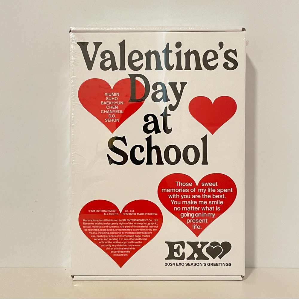 Official EXO Valentine's Day at School 2024 Season's Greetings